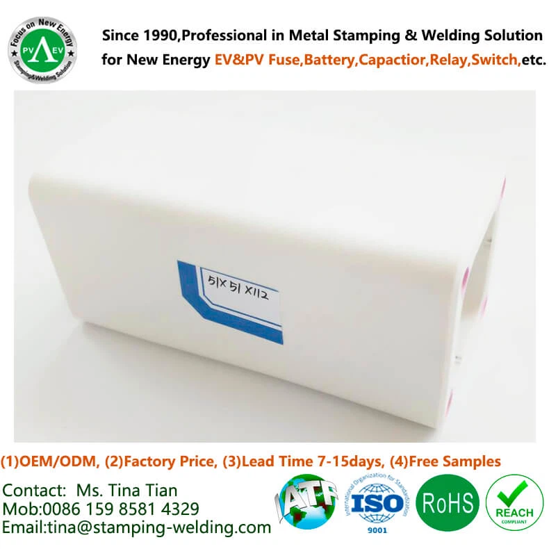 Alumina Ceramic Insulator for NH Blade Type Fuses Alumina Ceramic Insulator for NH Blade Type Fuses