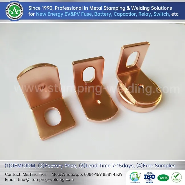 Tapa de coure i femelles de fulla final de fusible