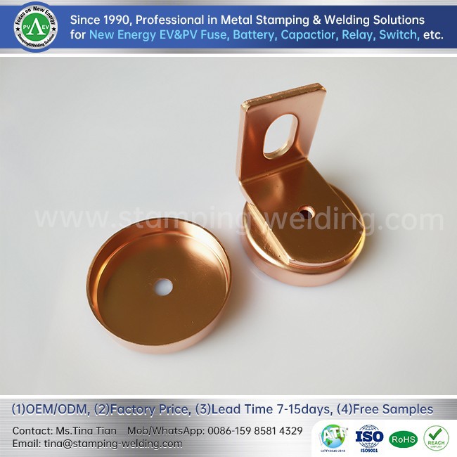 Copper Outer Cap for Ceramic Fuse
