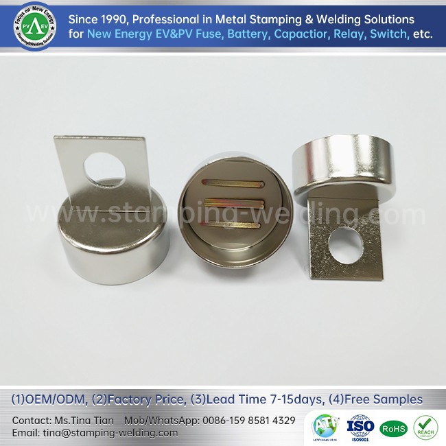 Contactes de fusibles elèctrics de coure