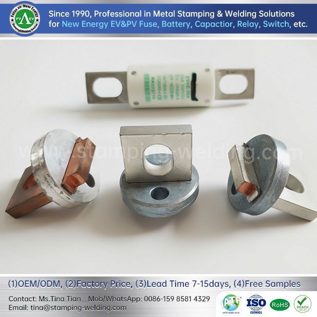 Terminal de fusible per a alta tensió