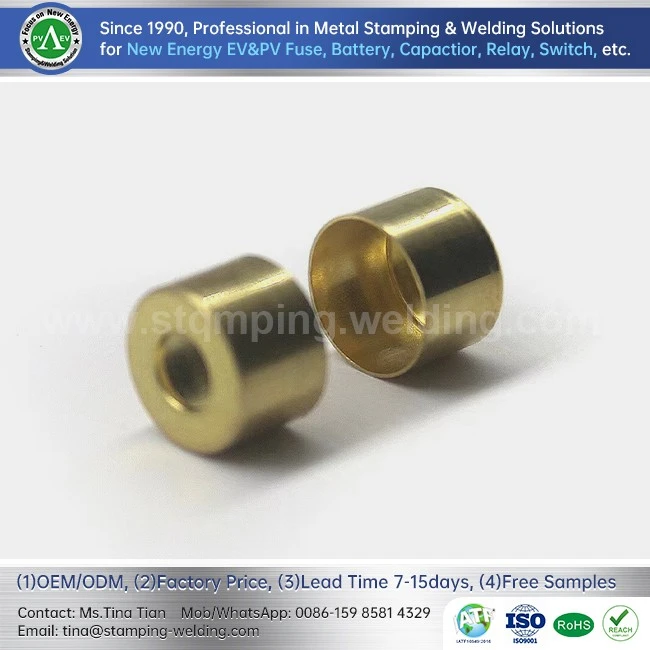 Low Voltage Fuse Brass End Caps