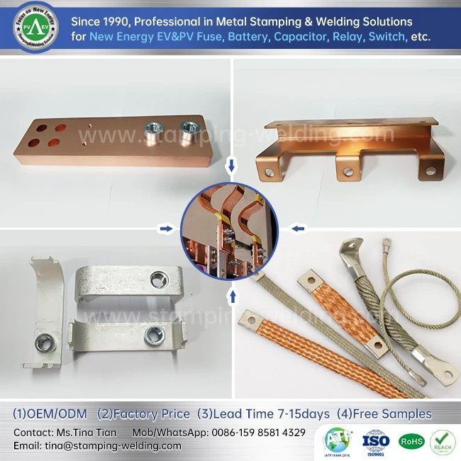 Nickel-Plated Copper Bus Bar Terminal