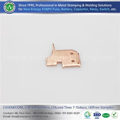 Parts d'estampació de coure per a automòbils Full conductor