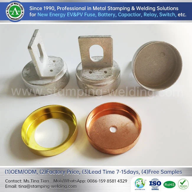 Brass And Copper Cap For EV Fuse