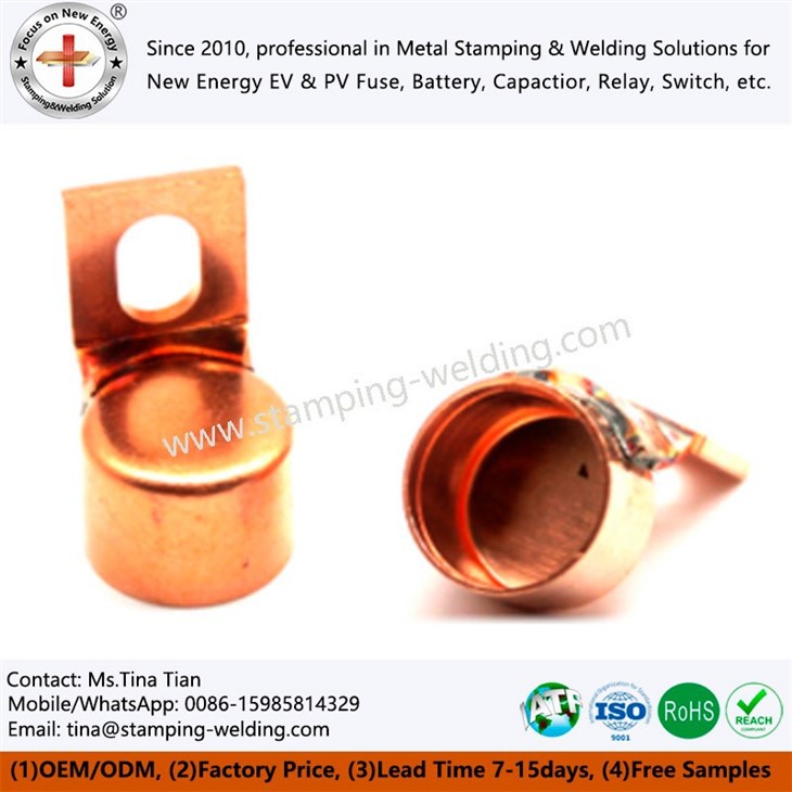 Resistance Welding Cap Contacts for EV Fuse