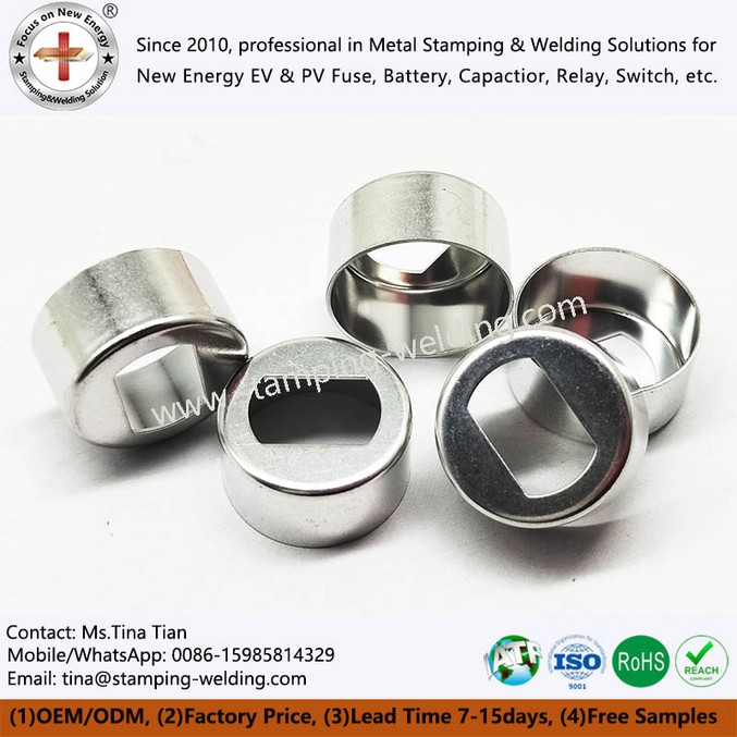 Tin-plated copper outer cap Tin-plated copper outer cap